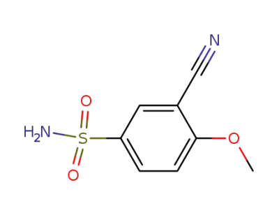 3-cyano-4-methoxybenzenesulfonamide