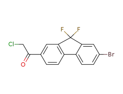 1-(7-bromo-9,9-difluoro-9-hydrofluoren-2-yl)-2-chloroethanone