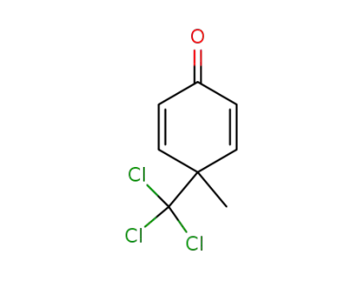 4-methyl-4-(trichloromethyl)cyclohexa-2,5-dien-1-one