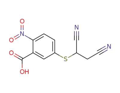 5-(1,2-Dicyano-ethylsulfanyl)-2-nitro-benzoic acid