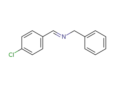 N-[(1E)-(4-chlorophenyl)methylidene]benzenemethanamine