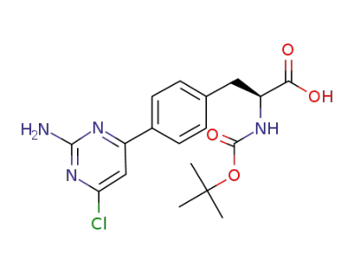 (S)-3-[4-(2-amino-6-chloropyrimidin-4-yl)phenyl]-2-{[(tert-butoxy)carbonyl]amino}propanoic acid