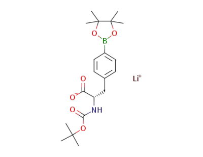 (S)-2-(tert-butoxycarbonylamino)-3-(4-(4,4,5,5-tetramethyl-1,3,2-dioxaborolan-2-yl)phenyl)propanoic acid, lithium salt