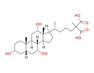 3α,7α,12α-trihydroxy-25-carboxy-5β-cholestan-26-oic acid
